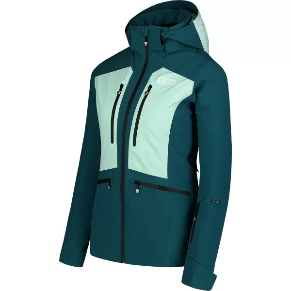  Damen-Skijacke NORDBLANC SNOW-SQUALL NBWJL7753 DUNKELGRÜN 