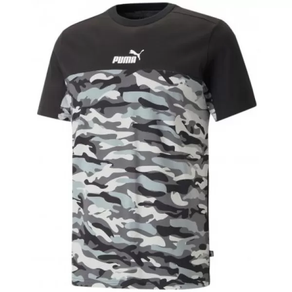  Herren-T-Shirt PUMA ESS BLOCK CAMO TEE 673335-01 SCHWARZ 