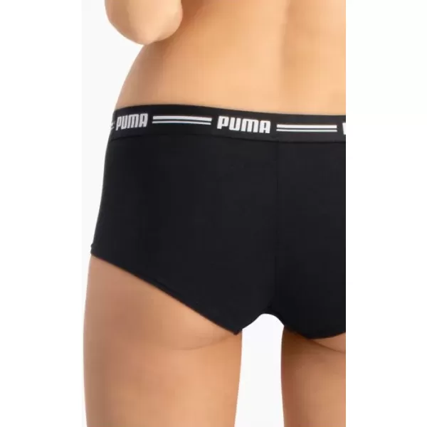  Damenhöschen PUMA WOMEN MINI SHORT 2P PACK 90785303 SCHWARZ 