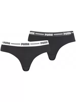 Damenhöschen PUMA WOMEN BRAZILIAN 2P PACK 90785603 SCHWARZ