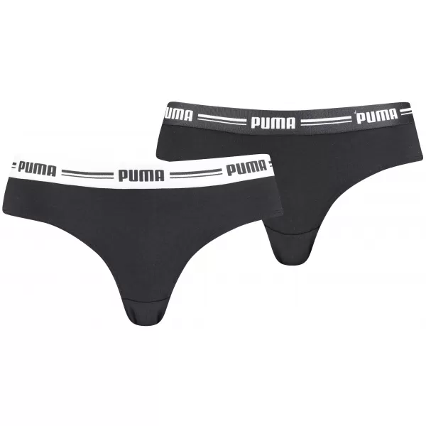  Damenhöschen PUMA WOMEN BRAZILIAN 2P PACK 90785603 SCHWARZ 