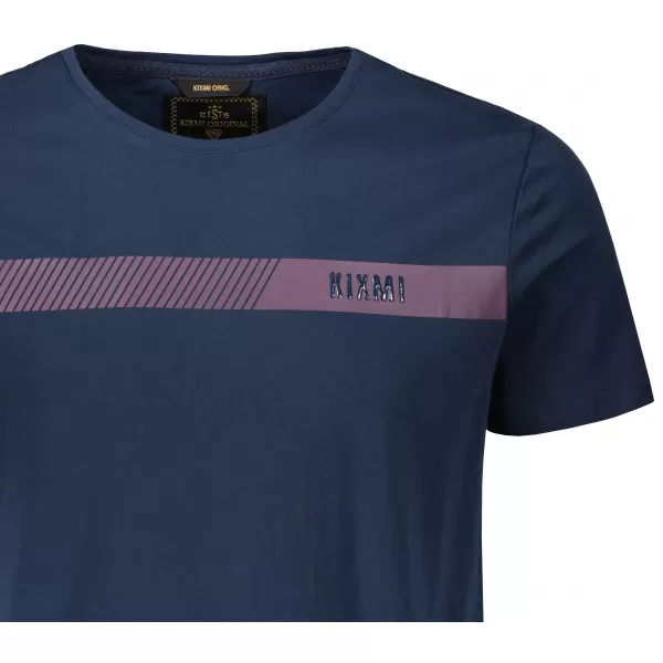  Herren-T-Shirt KIXMI PARKER DUNKELBLAU 
