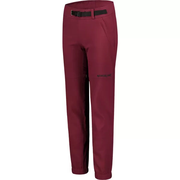  Softshellhose für Damen NORDBLANC ELSA NBFPL7733 BURGUND 