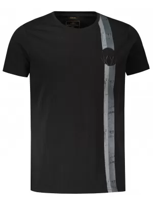 Herren-T-Shirt KIXMI PABLO SCHWARZ