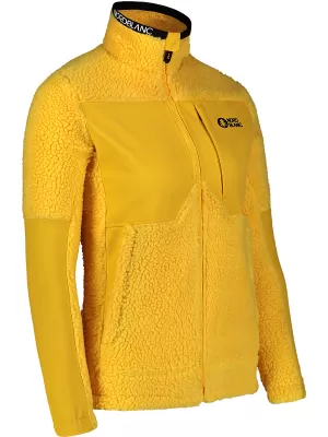 Fleece-Sweatshirt für Damen NORDBLANC PENINSULA NBSFL7654 BERNSTEIN