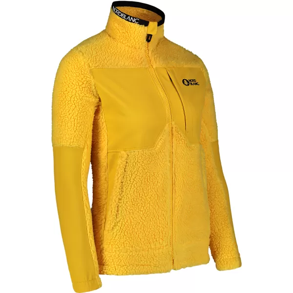  Fleece-Sweatshirt für Damen NORDBLANC PENINSULA NBSFL7654 BERNSTEIN 
