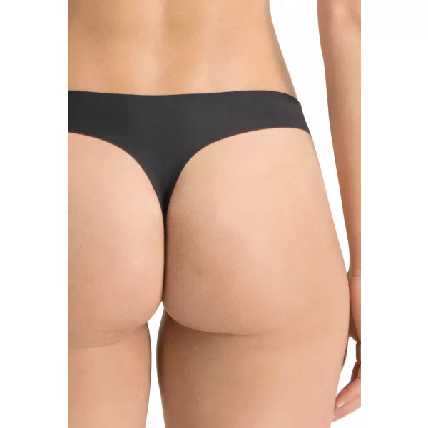  Damenhöschen PUMA WOMEN SEAMLESS STRING 2P PACK 93502201 SCHWARZ 