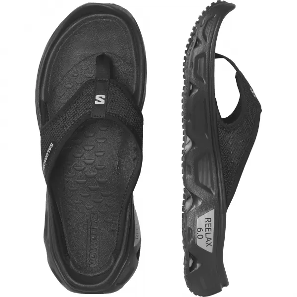  Damen-Flip-Flops SALOMON REELAX BREAK 6.0 L47111200 SCHWARZ/SCHWARZ/LEGIERUNG 