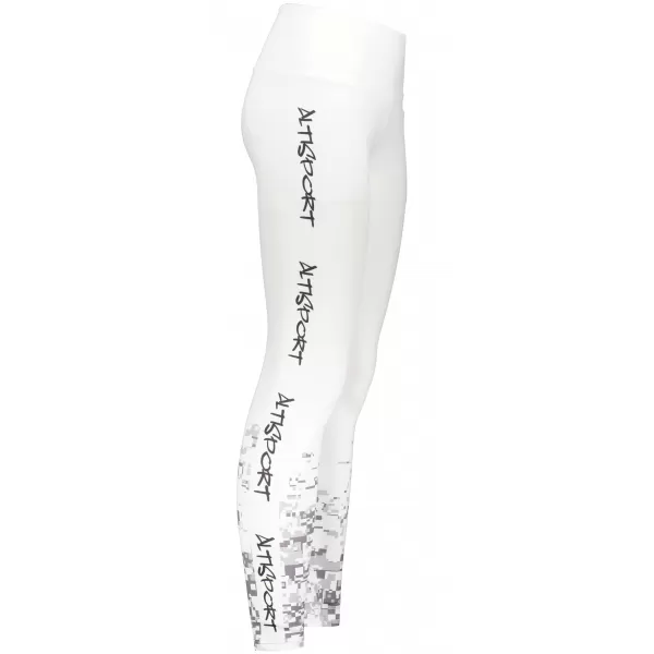  Lange Premium-Leggings für Damen ALTISPORT SWE/ALW02S04 WEIß GRAU 