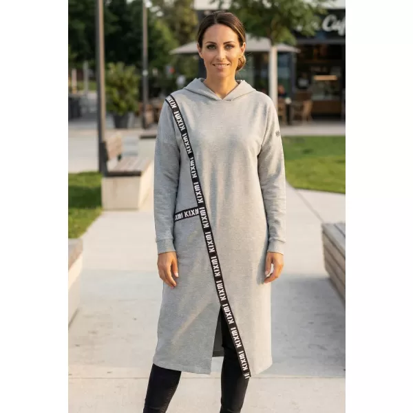  Damen-Sweatshirt KIXMI PAIGE HELLGRAUE HIGHLIGHTS 