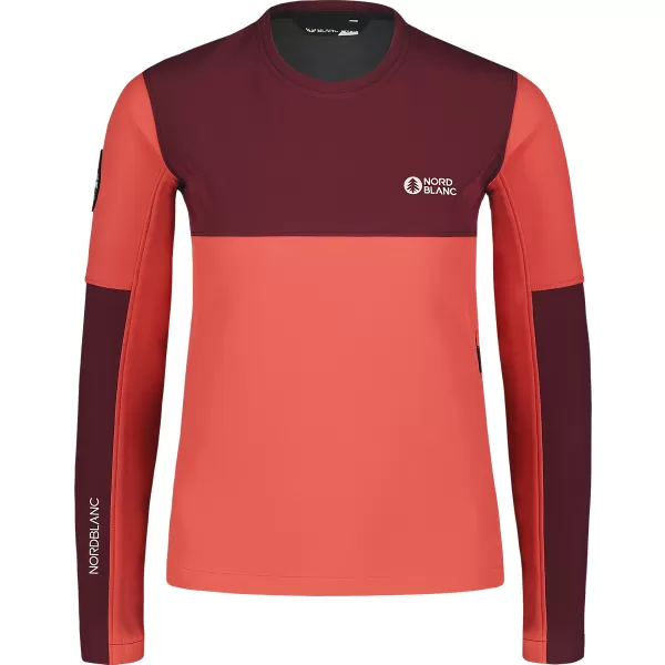  Softshelljacke für Damen NORDBLANC COVE NBSSL7656 ROTE KORALLE 