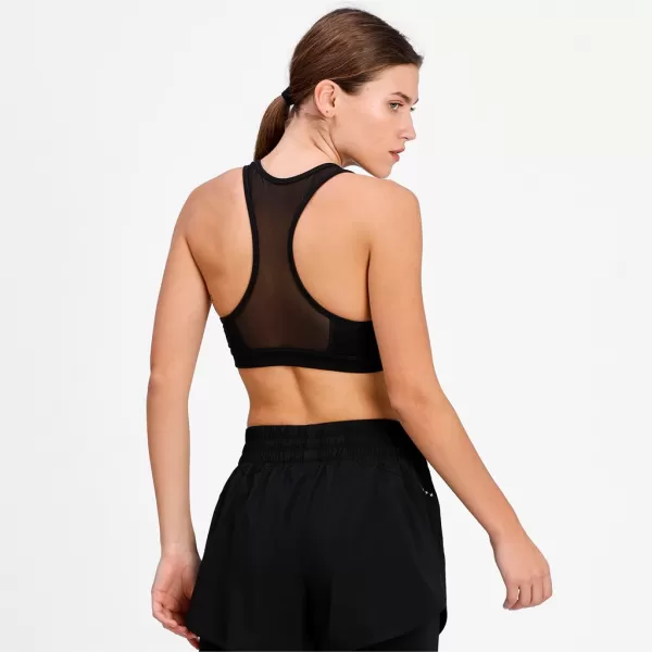  Damen-BH PUMA MID IMPACT 4KEEPS GRAPHIC BRA PM 520306-91 SCHWARZ 