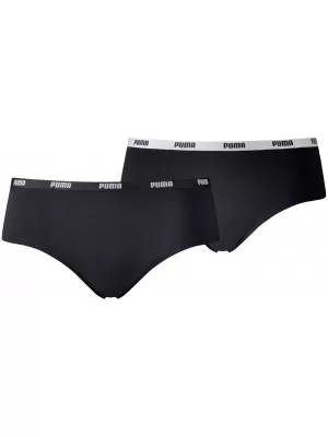 Damenhöschen PUMA WOMEN HIPSTER 2P PACK 90785203 SCHWARZ