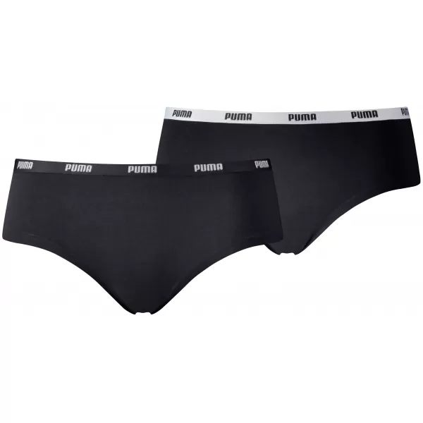  Damenhöschen PUMA WOMEN HIPSTER 2P PACK 90785203 SCHWARZ 