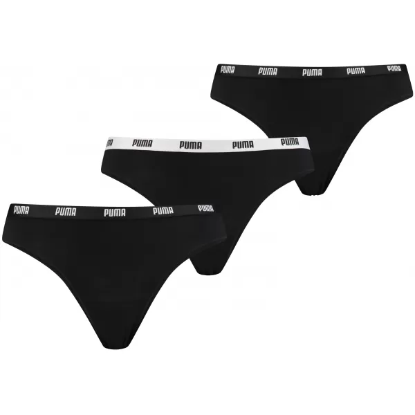  Damenhöschen PUMA STRING 3P PACK 90759002 SCHWARZ 