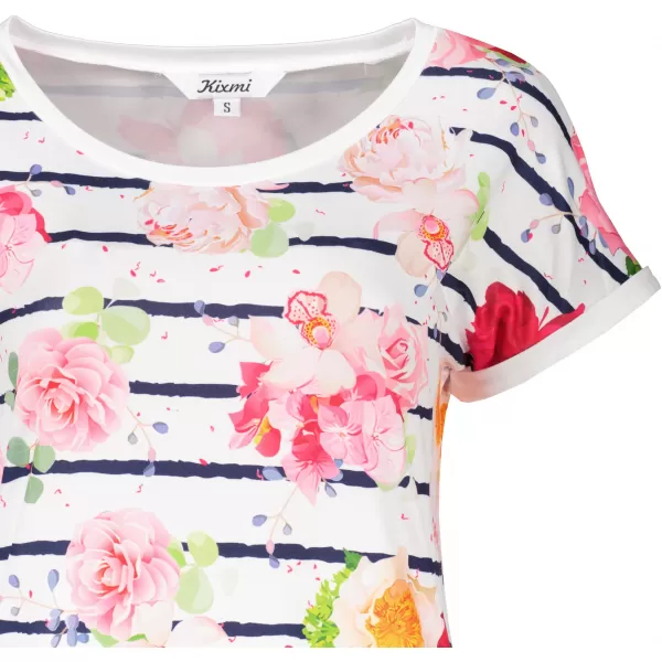  Damen-T-Shirt KIXMI PANDORA WEIß 