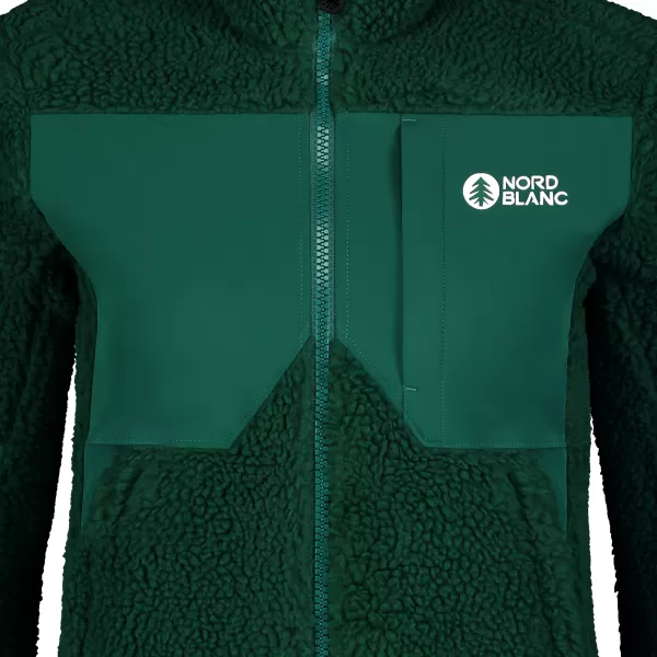  Fleece-Sweatshirt für Damen NORDBLANC PENINSULA NBSFL7654 GRÜN 