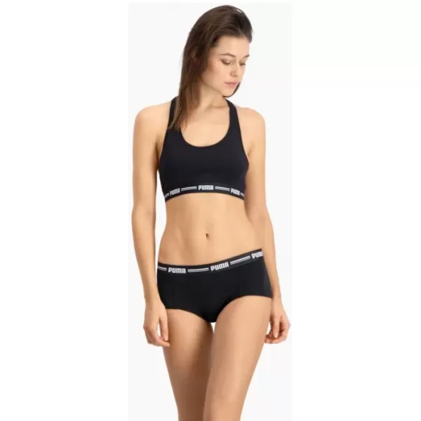  Damenhöschen PUMA WOMEN MINI SHORT 2P PACK 90785303 SCHWARZ 