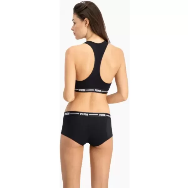  Damenhöschen PUMA WOMEN MINI SHORT 2P PACK 90785303 SCHWARZ 