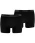 Herren-Boxershorts PUMA BASIC BOXER 2P 88886958 SCHWARZ/SCHWARZ