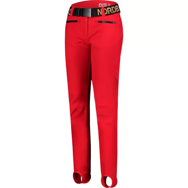  Softshell-Skihose für Damen NORDBLANC FULLCOVER NBWPL7729 ROT 