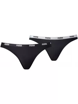 Damenhöschen PUMA WOMEN BIKINI 2P PACK 90785103 SCHWARZ