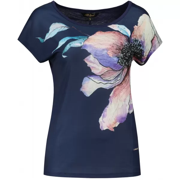  Damen-T-Shirt ALTISPORT ANTONIA DUNKELBLAU 