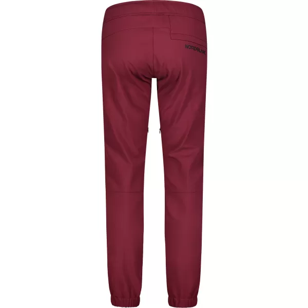  Softshellhose für Damen NORDBLANC ELSA NBFPL7733 BURGUND 
