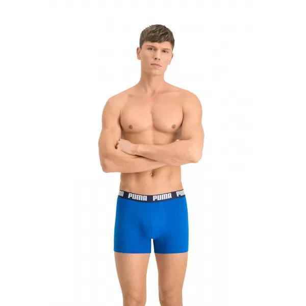  Herren-Boxershorts PUMA BASIC BOXER 2P 88886960 ECHTES BLAU 