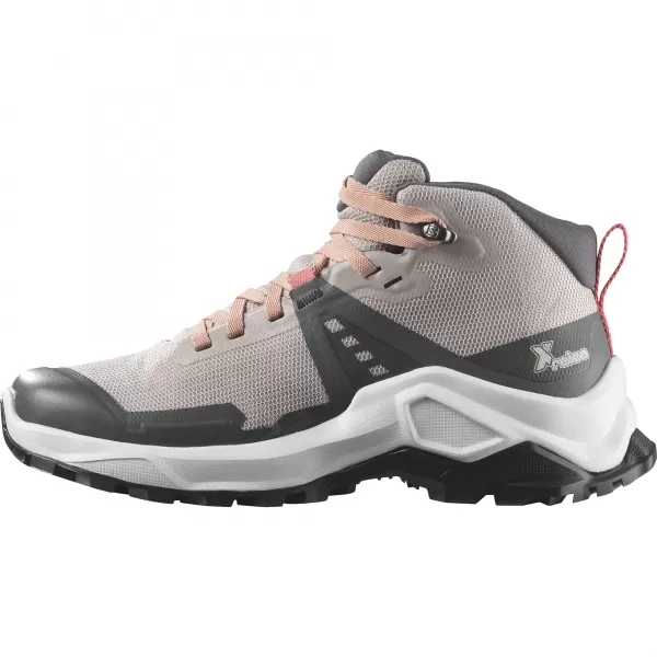 Kinderschuhe SALOMON X RAISE MID GORE-TEX L47071500 ROSENASCHE/PFIRSICHBEIGE/TEEROSE 