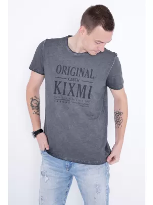 Herren-T-Shirt KIXMI PELTON DUNKELGRAU