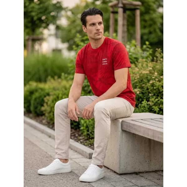  Herren-T-Shirt SAM 73 SCULPTOR MT 823 ROT 