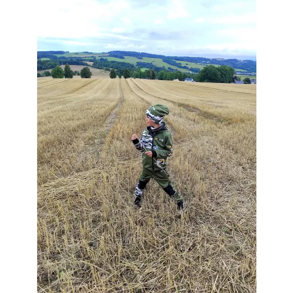  Baby Softshell Jacke isoliert WAMU MASKÁČ KHAKI 