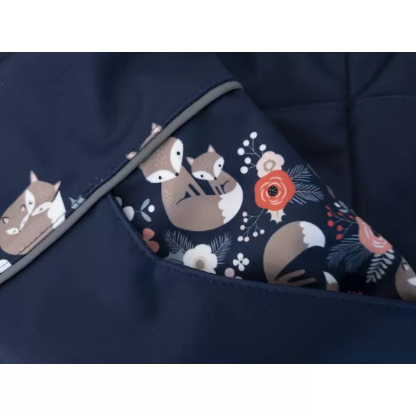  Isolierte Softshelljacke für Kinder WAMU LIŠKY DUNKELBLAU 