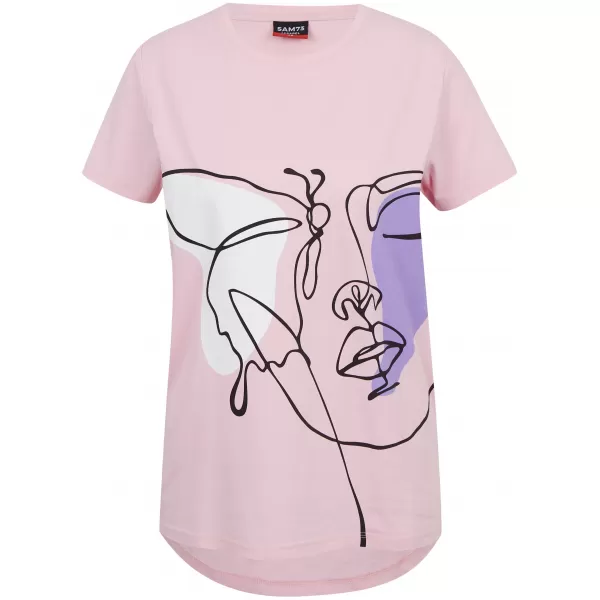  Damen-T-Shirt SAM 73 MUSCA WT 884 HELLROSA 