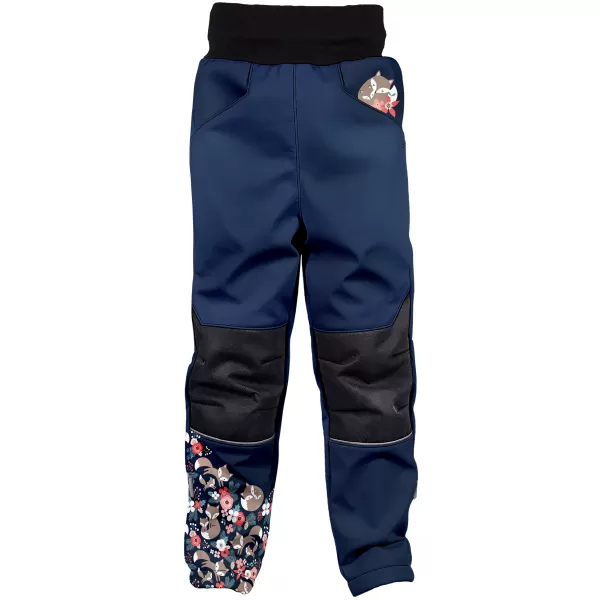  Baby Softshell Hosen isoliert WAMU LIŠKY DUNKELBLAU 