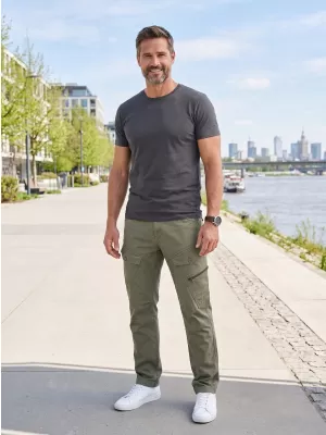 Hose BRANDIT ADVEN SLIM FIT OLIVE