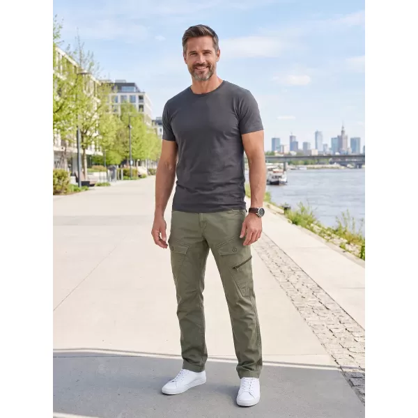  Hose BRANDIT ADVEN SLIM FIT OLIVE 