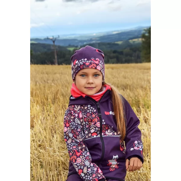  Baby Softshell Jacke isoliert WAMU SOVA LILA 