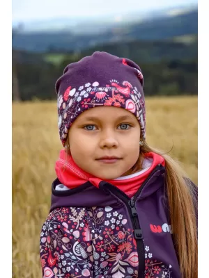 Fleece-Halstuch für Kinder WAMU TIEFROSA