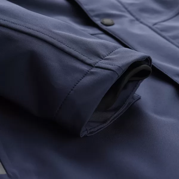  Männlicher Mantel ALPINE PRO PERFET MJCA598 DUNKELBLAU 