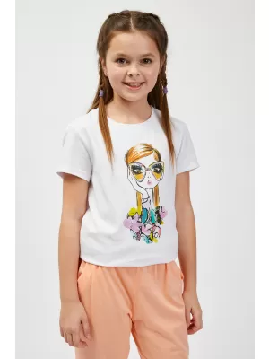 Kinder-T-Shirt SAM 73 MORA KT 515 WEIß