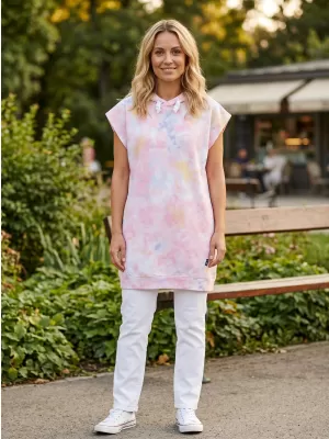 Damen-Sweatshirt mit kurzen Ärmeln SAM 73 CARINA WM 776 BUNT