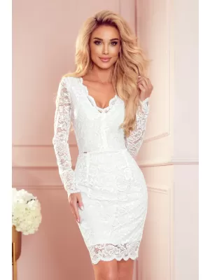 Kleid der Dame NUMOCO A170-11 WEIß
