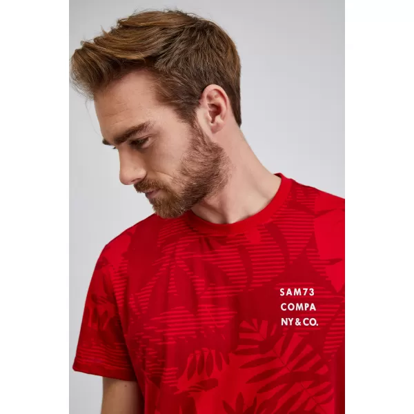  Herren-T-Shirt SAM 73 SCULPTOR MT 823 ROT 