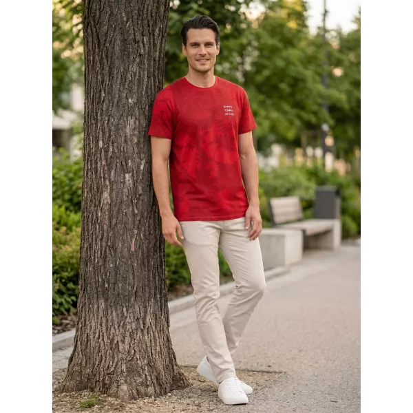 Herren-T-Shirt SAM 73 SCULPTOR MT 823 ROT 