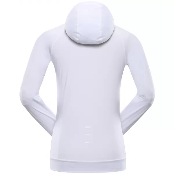  Damen Sweatshirt ALPINE PRO LIGHTA LSWA381 WEIß 