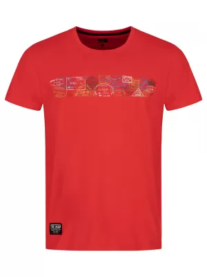 Herren-T-Shirt LOAP BOLTON CLM2327 ROT