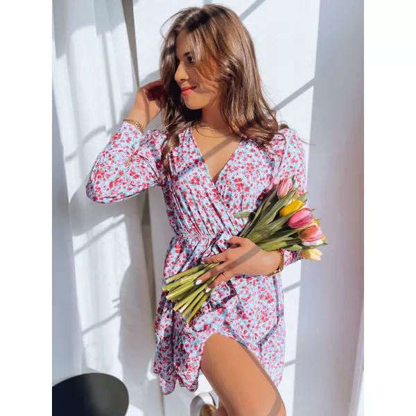  Kleid DSTREET FLOWER VIBES EY2248 BLAU 