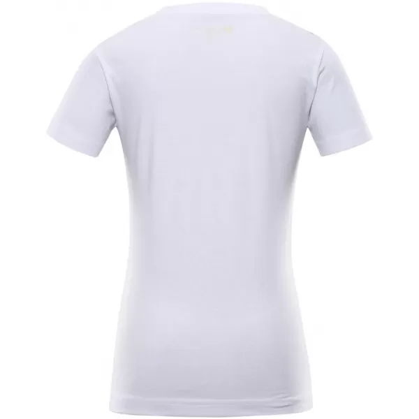  T -Shirt ALPINE PRO OSTEWO KTSA428 WEIßES MUSTER 